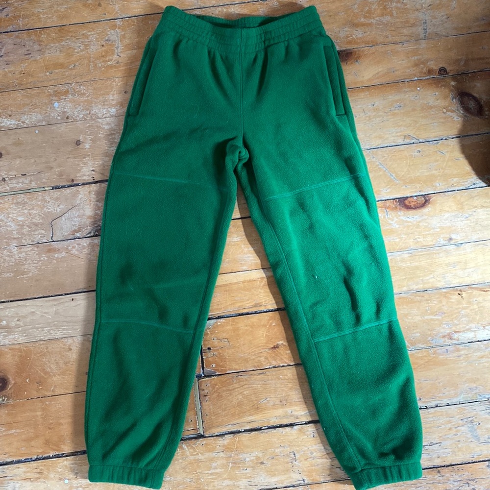 Fleece aritzia Kelly green jogger